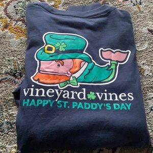 Vineyard Vines Navy St. Paddy’s Day Long Sleeve